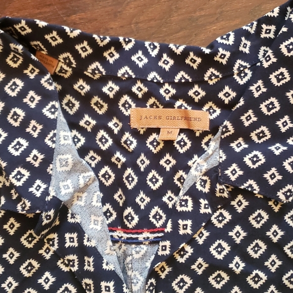 Jachs Girlfriend Button Down Medium - Picture 2 of 6